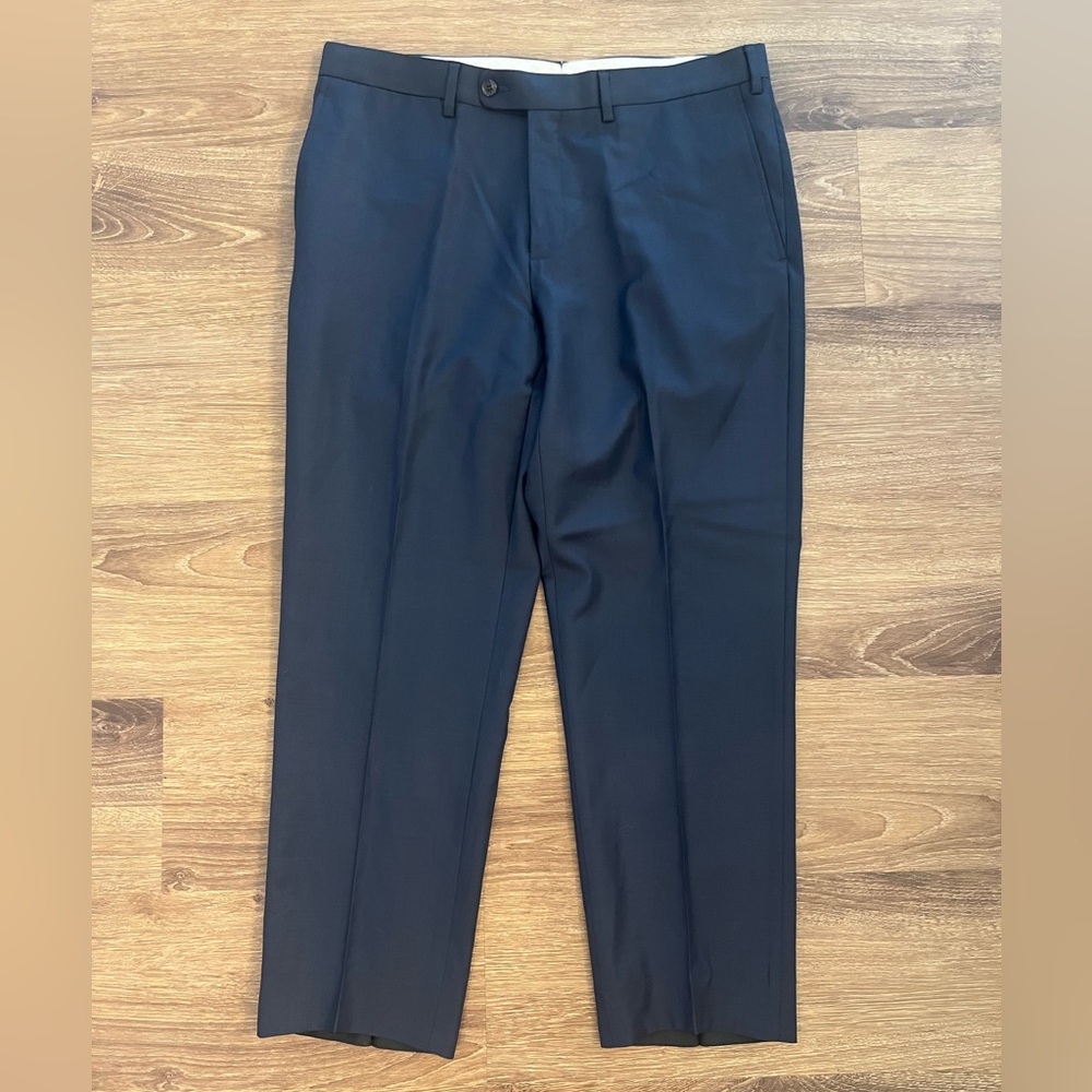 Suitsupply Navy Wool Dress Pant 36R